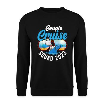 Cruise Cruise Travelers Couple Cruise - Unisex Sweatshirt - black - Front - Alina (178cm) & Michal (187cm)