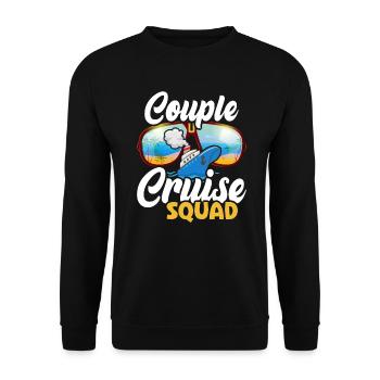 Cruise Cruise Travelers Couple Cruise - Unisex Sweatshirt - black - Front - Alina (178cm) & Michal (187cm)