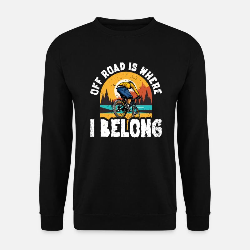 Fun mountain biker - Unisex Sweatshirt - black