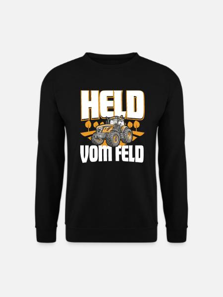 Landwirt Held Vom Feld - Unisex Pullover - Schwarz