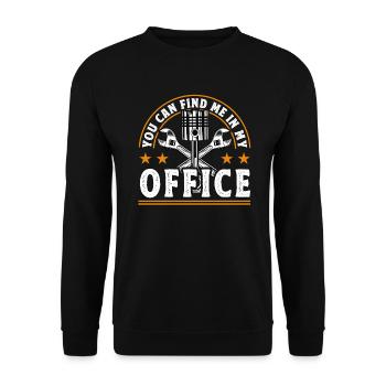 Mécanicien automobile Mécatronicien automobile Mécanicien - Sweat-shirt Unisexe - noir - Devant - Alina (178cm) & Michal (187cm)