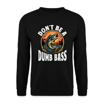 Slogan de pêche drôle pour l’homme, pêcheur, ne soyez pas - Sweat-shirt Unisexe - noir - Devant - Alina (178cm) & Michal (187cm)