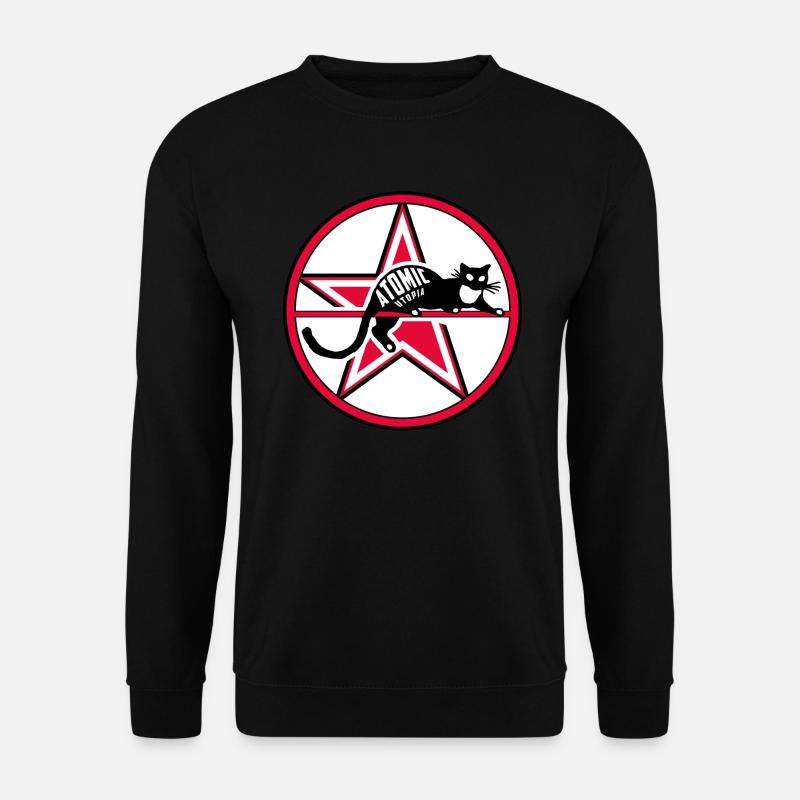 Atomic Utopia - Cat Star - Unisex Sweatshirt - black