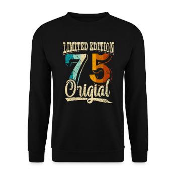 50th Anniversary 1975 Limited Edition 50th Anniversary - Unisex Sweatshirt - black - Front - Alina (178cm) & Michal (187cm)
