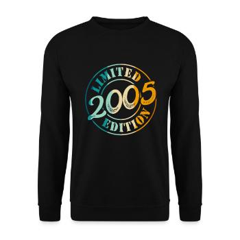20th Anniversary 2005 Limited Edition 20 Years - Unisex Sweatshirt - black - Front - Alina (178cm) & Michal (187cm)