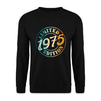 50th Anniversary 1975 Limited Edition 50th Anniversary - Unisex Sweatshirt - black - Front - Alina (178cm) & Michal (187cm)