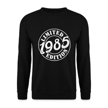 40e anniversaire 1985 Edition limitée 40 ans - Sweat-shirt Unisexe - noir - Devant - Alina (178cm) & Michal (187cm)
