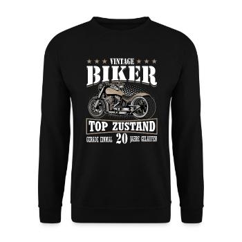 20 Anniversaire 2005 Moto Moto - Sweat-shirt Unisexe - noir - Devant - Alina (178cm) & Michal (187cm)