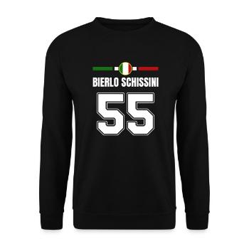 Lustige Italien Sauftrikots Mallorca Bier Party - Unisex Pullover - Schwarz - Vorne - Alina (178cm) & Michal (187cm)