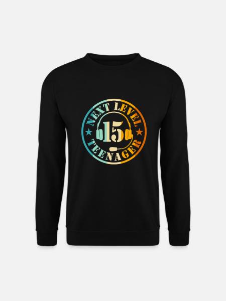 15th Birthday Boy - Unisex Sweatshirt - black