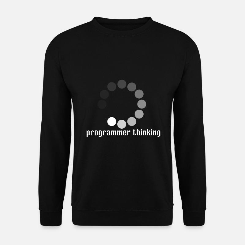 Programmer-thinking - Unisex Pullover - Schwarz