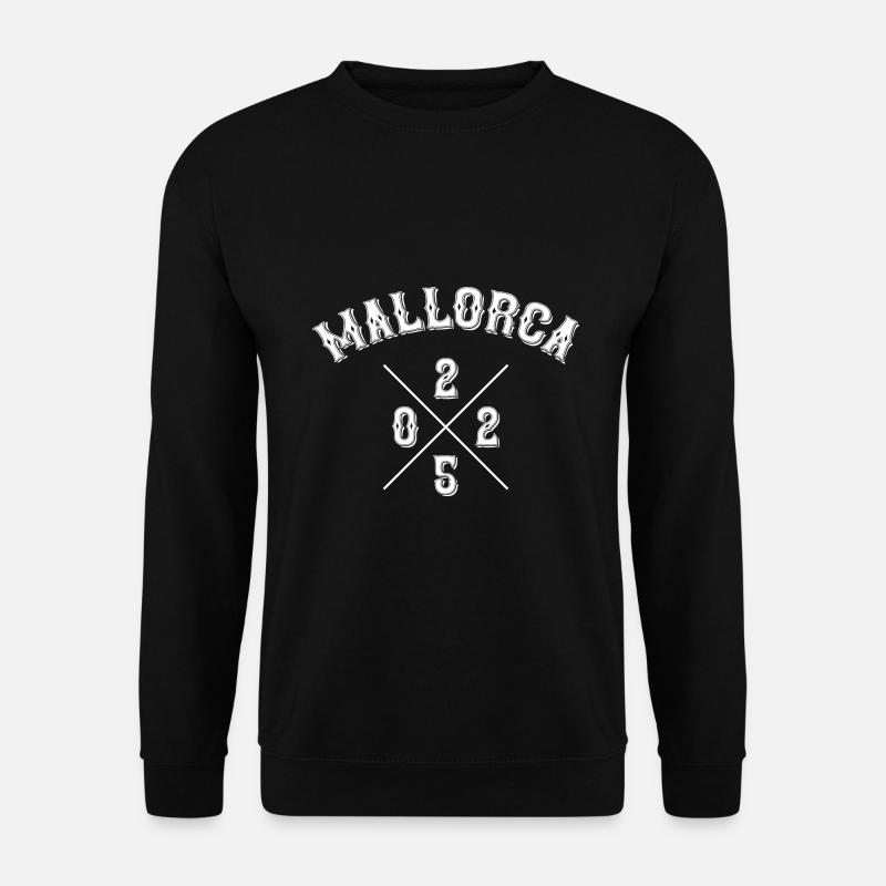 Mallorca 2025 Font - Unisex Sweatshirt - black