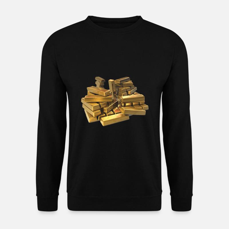 Goldbarren - Unisex Pullover - Schwarz