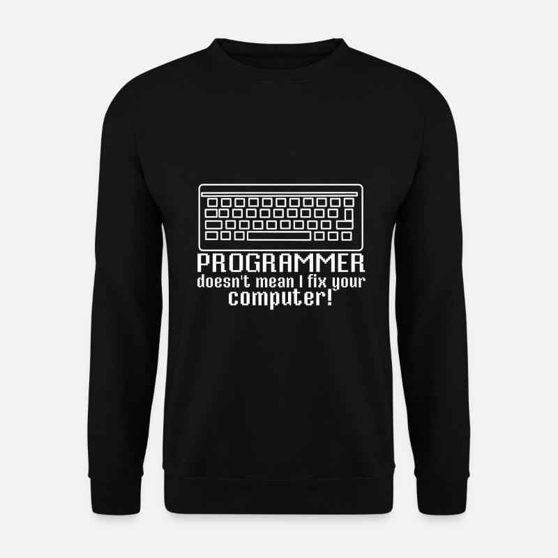 Programmeur - Sweat-shirt Unisexe - noir