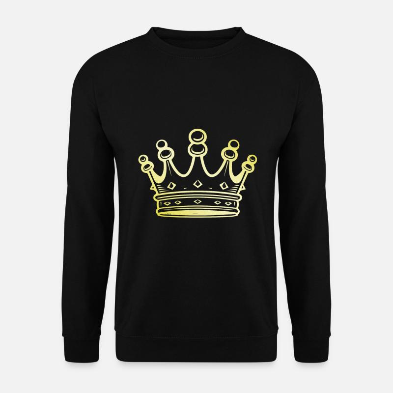 Crown Symbol Gold - Unisex Sweatshirt - black