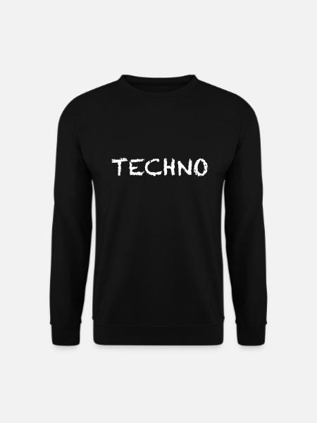 Techno chalkduster Raveklamotten Technoklamotten - Unisex Pullover - Schwarz