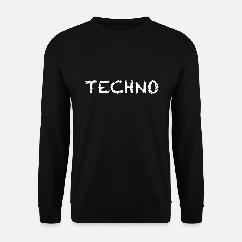 Techno chalkduster Raveklamotten Technoklamotten - Unisex Pullover - Schwarz