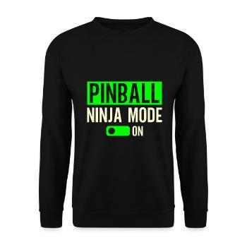 Mode Ninja flipper activé - Sweat-shirt Unisexe - noir - Devant - Alina (178cm) & Michal (187cm)