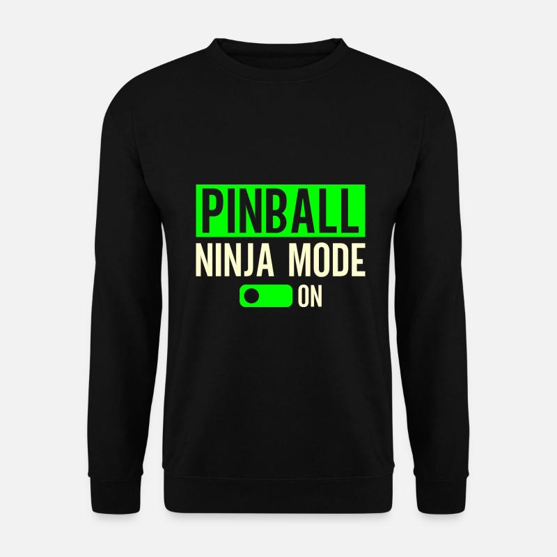 Pinball Ninja Mode On - Unisex Sweatshirt - black
