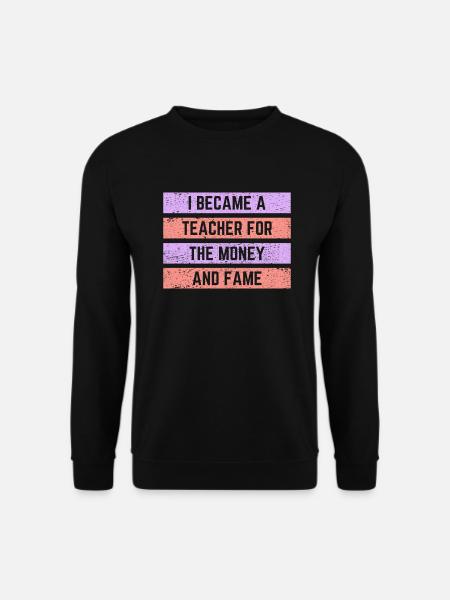 professeur - Sweat-shirt Unisexe - noir