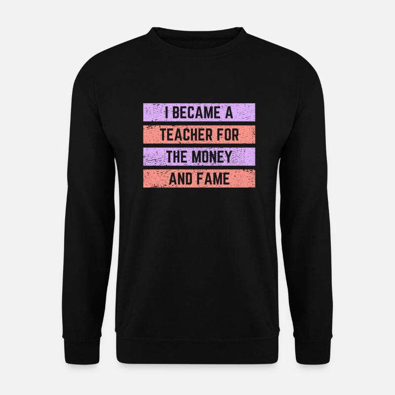 Lehrer - Unisex Pullover - Schwarz
