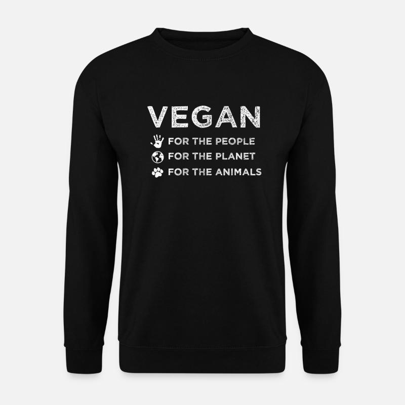 Vegan - Unisex Sweatshirt - black
