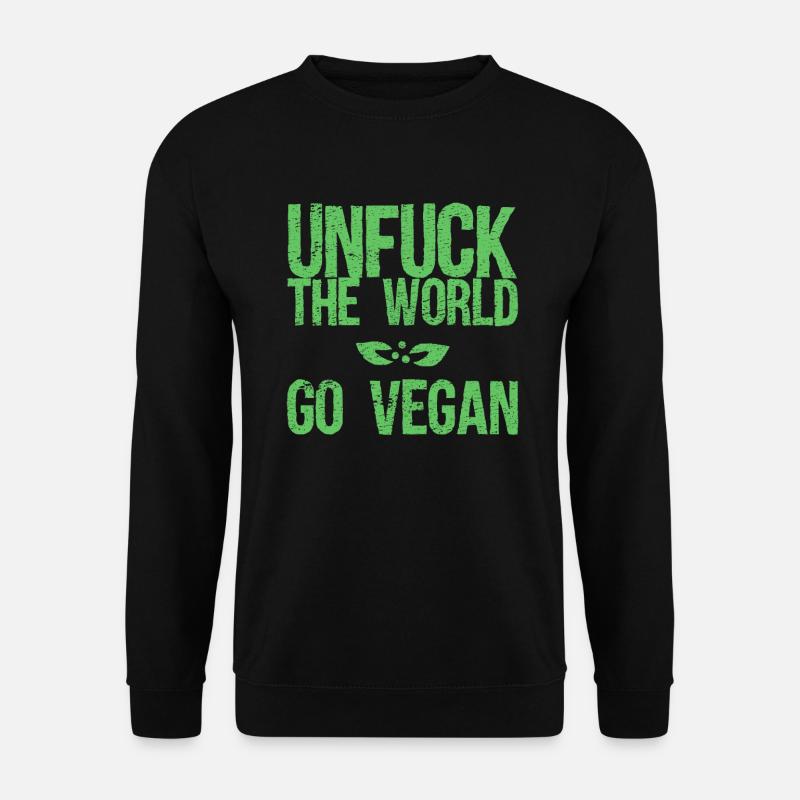 Vegan Vegan Vegan - Unisex Pullover - Schwarz