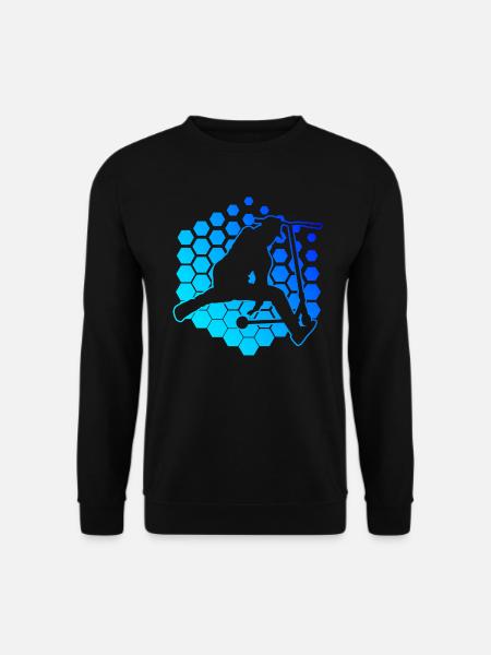 Scooter Stunt Herren Scooter Stunt Scooter - Unisex Pullover - Schwarz
