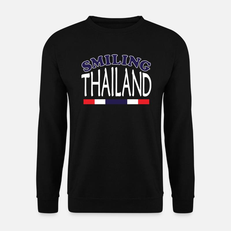 Thailand Smiling - Unisex Sweatshirt - black