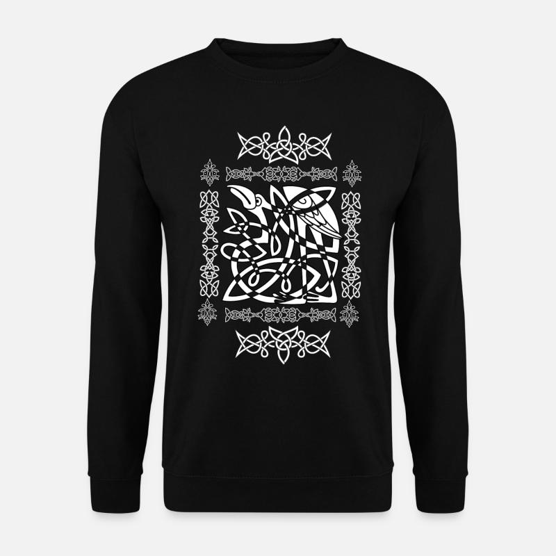 Keltischer Rabe - Unisex Pullover - Schwarz