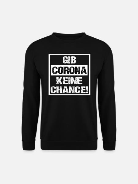 Corona - Unisex Pullover - Schwarz
