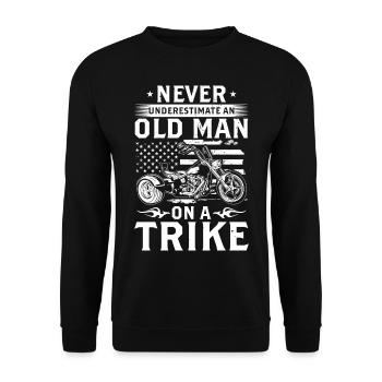 Trike - Sweat-shirt Unisexe - noir - Devant - Alina (178cm) & Michal (187cm)