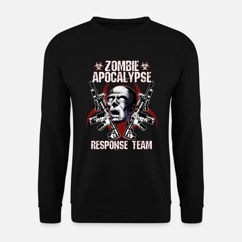 Zombie Apocalypse Response Team - Unisex Sweatshirt - black