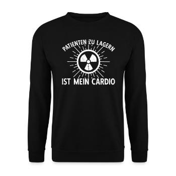MTRA Medizinisch-Technischer Radiologie Assistent - Unisex Pullover - Schwarz - Vorne - Alina (178cm) & Michal (187cm)