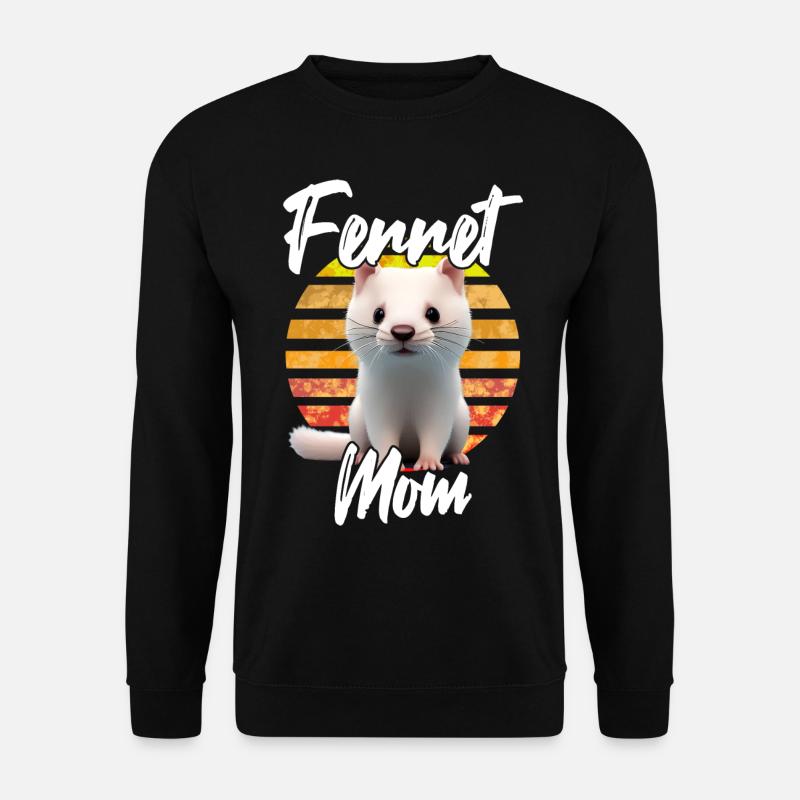 Frettchen Mama - Unisex Pullover - Schwarz