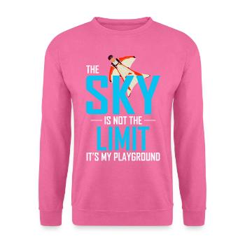 Wingsuit volant Base Jumping Parachutisme Wingsuit - Sweat-shirt Unisexe - rose - Devant
