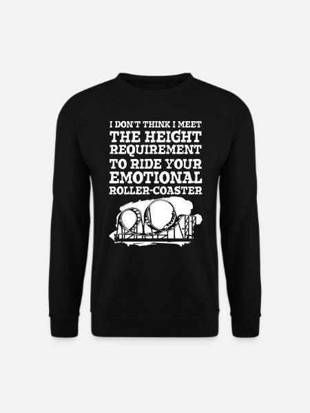 Emotional Roller Coaster - Unisex Pullover - Schwarz
