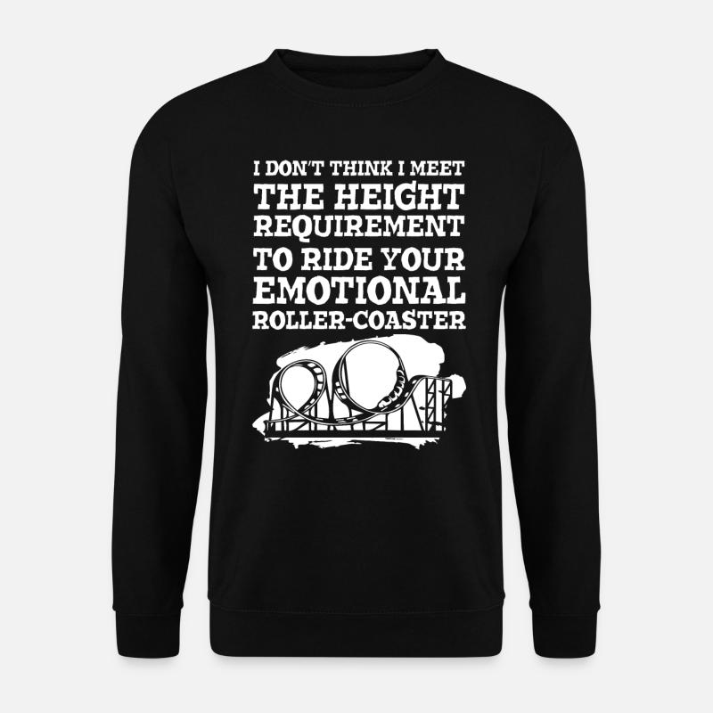 Emotional Roller Coaster - Unisex Pullover - Schwarz
