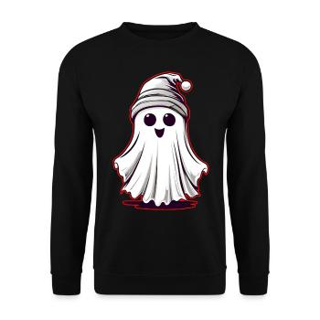 Mignon petit croque-mitaine avec casquette - Sweat-shirt Unisexe - noir - Devant - Alina (178cm) & Michal (187cm)