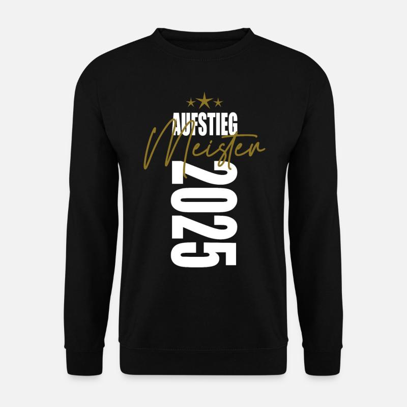Meister 2025 Aufstiegstrikot Aufstieg 25 - Unisex Pullover - Schwarz