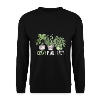 Jardinier Jardinage Plantes de jardin - Sweat-shirt Unisexe - noir - Devant - Alina (178cm) & Michal (187cm)