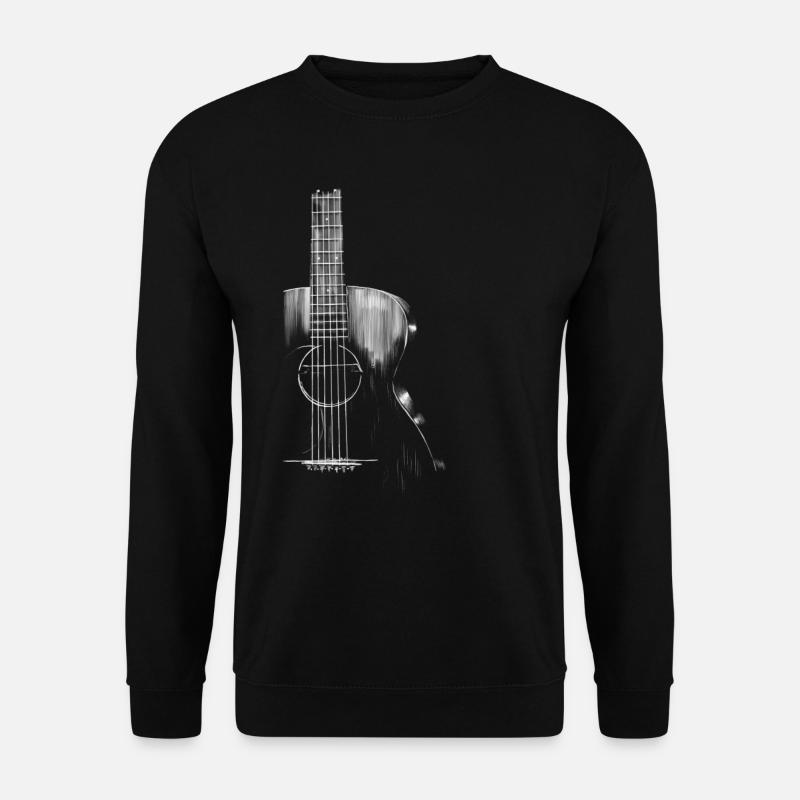 Gitarre - Unisex Pullover - Schwarz