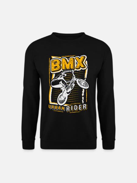 Vélo BMX | Roue BMX | Cool BMX | Idée cadeau - Sweat-shirt Unisexe - noir