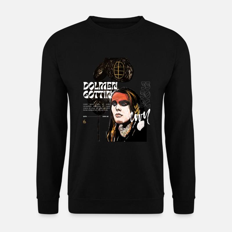 Dolmengöttin Langeneichstädt - Unisex Pullover - Schwarz