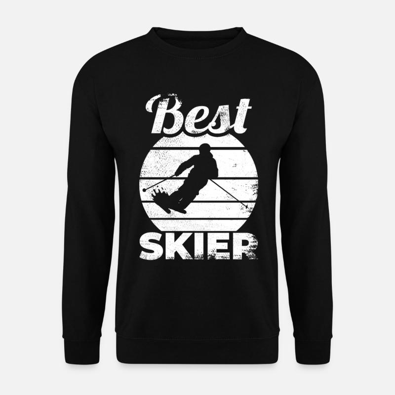 Bester Skifahrer - Unisex Pullover - Schwarz