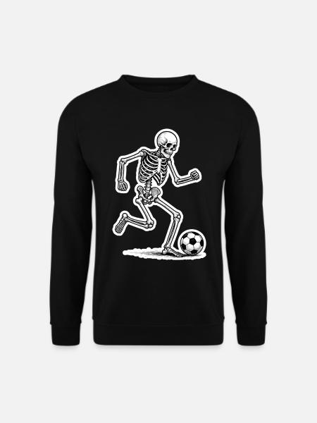 Skeleton Soccer Player - Unisex Sweatshirt - black