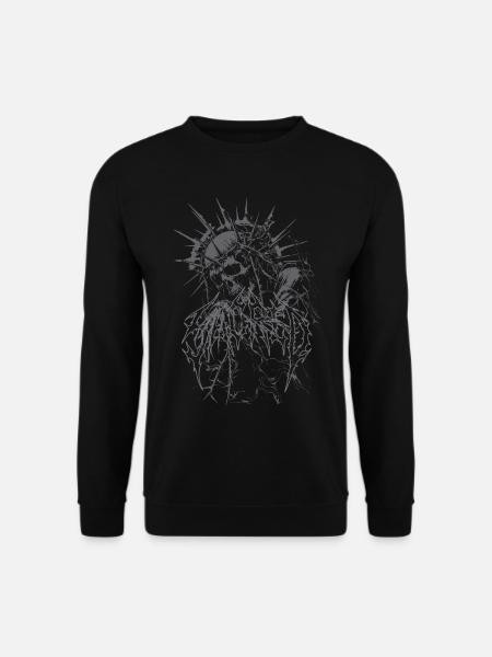 Untoter Priester mit Dornenkrone Gothic  - Unisex Pullover - Schwarz