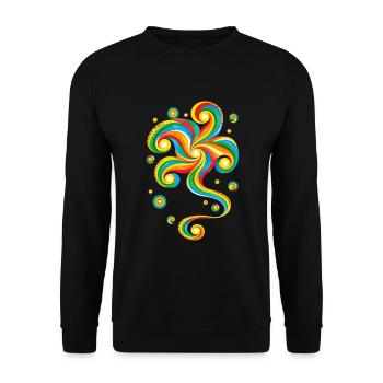 Nritya - Unisex Pullover - Schwarz - Vorne - Alina (178cm) & Michal (187cm)