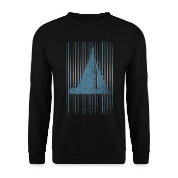 Propre voilier voilier - Sweat-shirt Unisexe - noir - Devant - Alina (178cm) & Michal (187cm)