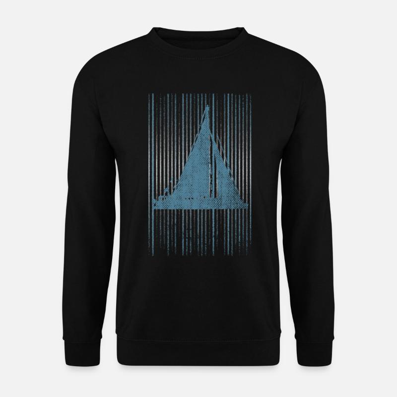 Eigenes Segelschiff Segelboot - Unisex Pullover - Schwarz